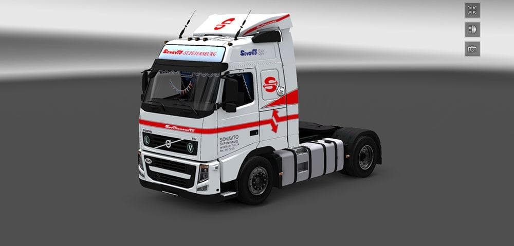 Volvo FH13 Sovtransavto – Skins mod for Euro Truck Simulator 2