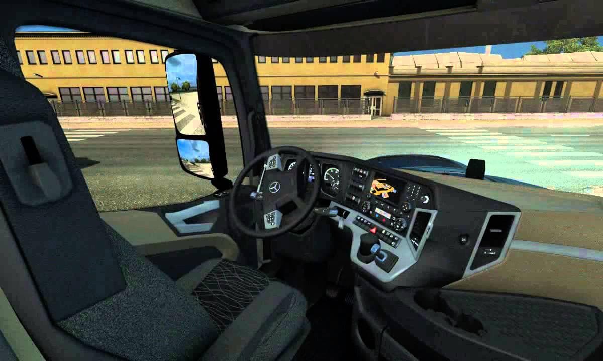 MERCEDES MP4 2014 CAMERA – Parts mod for Euro Truck Simulator 2