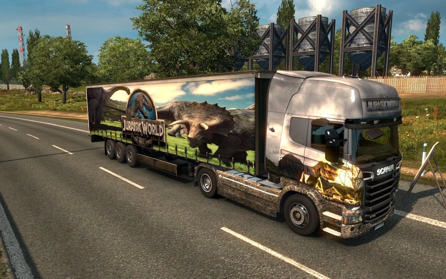 Jurassic World Combo Pack – Skins mod for Euro Truck Simulator 2