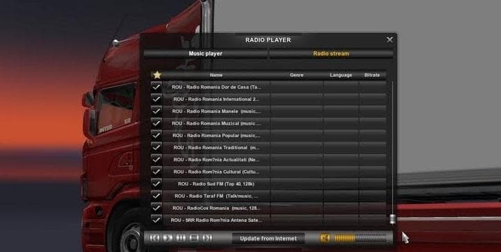Romanian Radio Stations – Sounds mod for Euro Truck Simulator 2