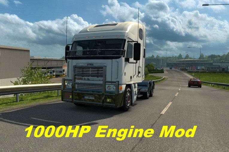 Freightliner Argosy 1000hp Engine Mod – Parts mod for Euro Truck Simulator 2