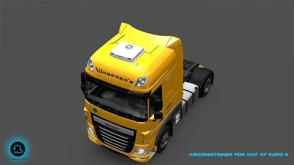 AIR CONDITIONER FOR DAF XF EURO 6 – Parts mod for Euro Truck Simulator 2