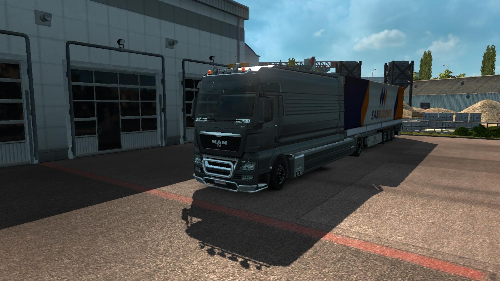 MAN LONELINE STANDS ALONE – Trucks mod for Euro Truck Simulator 2
