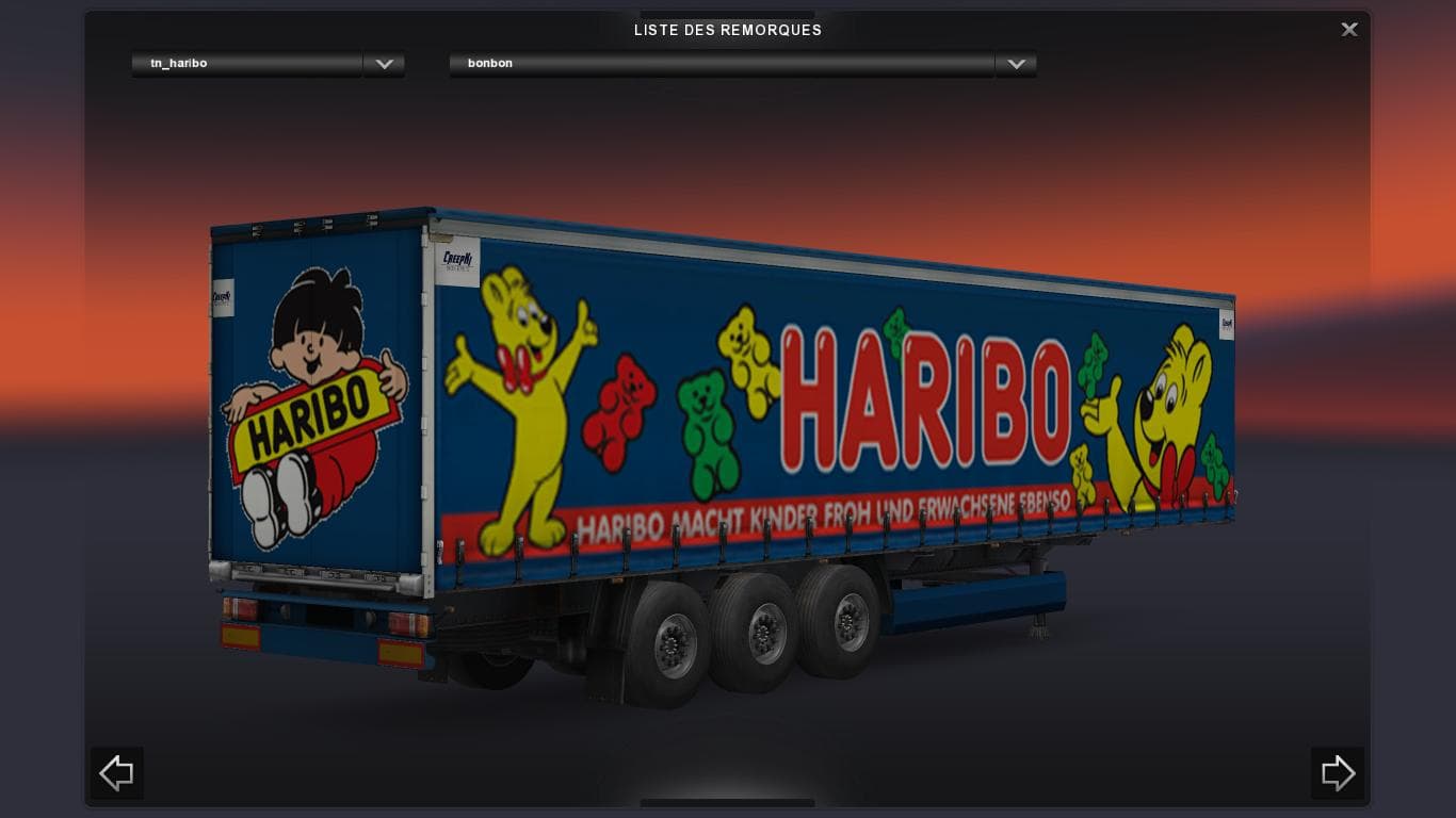 SKIN HARIBO – Skins mod for Euro Truck Simulator 2