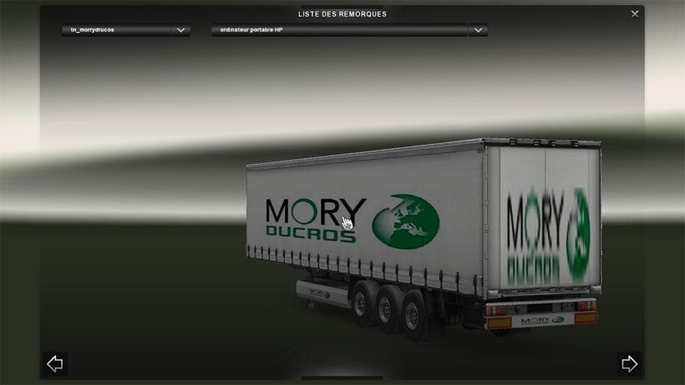 Mory Ducros v1 – Trailers mod for Euro Truck Simulator 2
