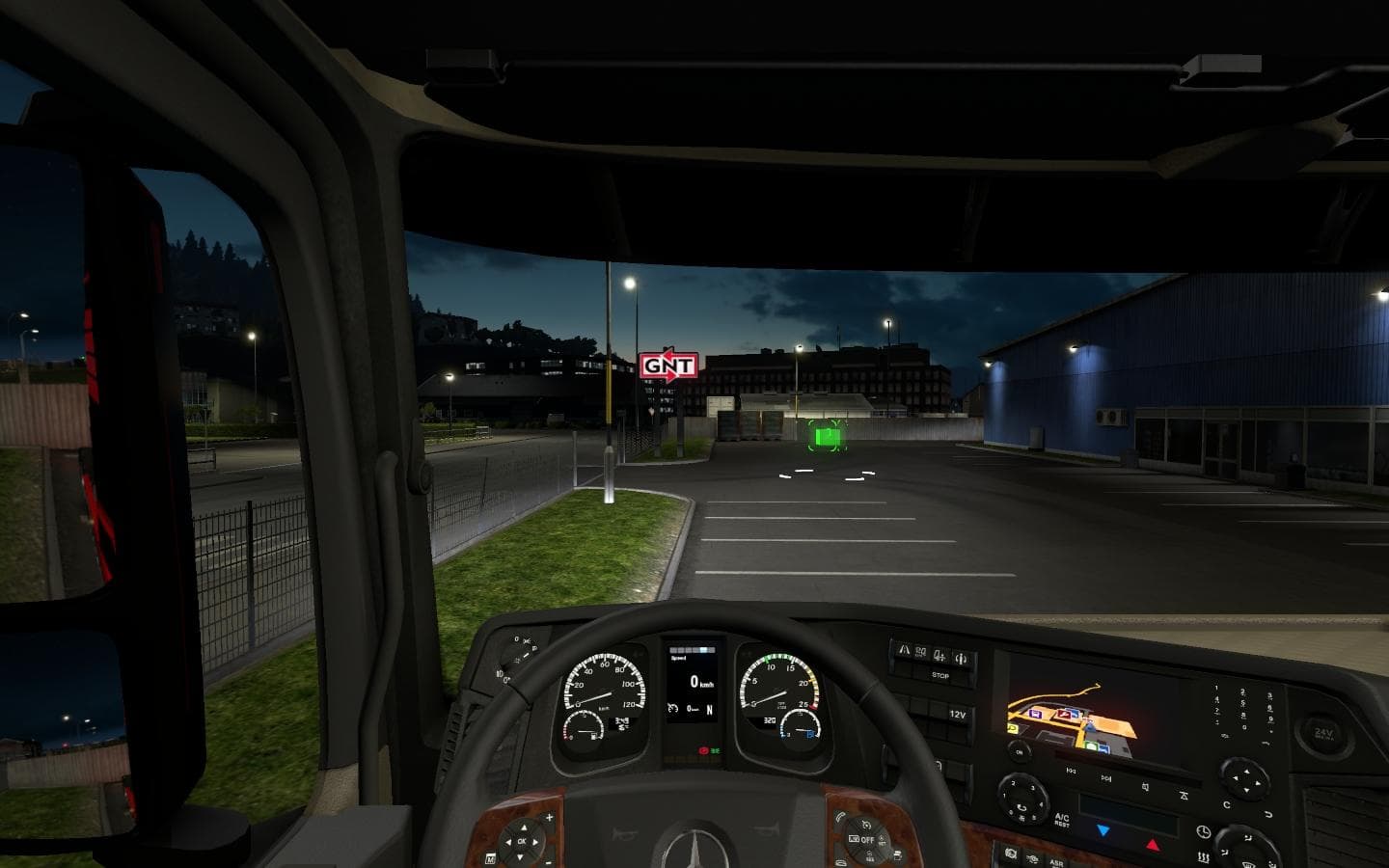MERCEDES MP4 DISPLAY – Parts mod for Euro Truck Simulator 2