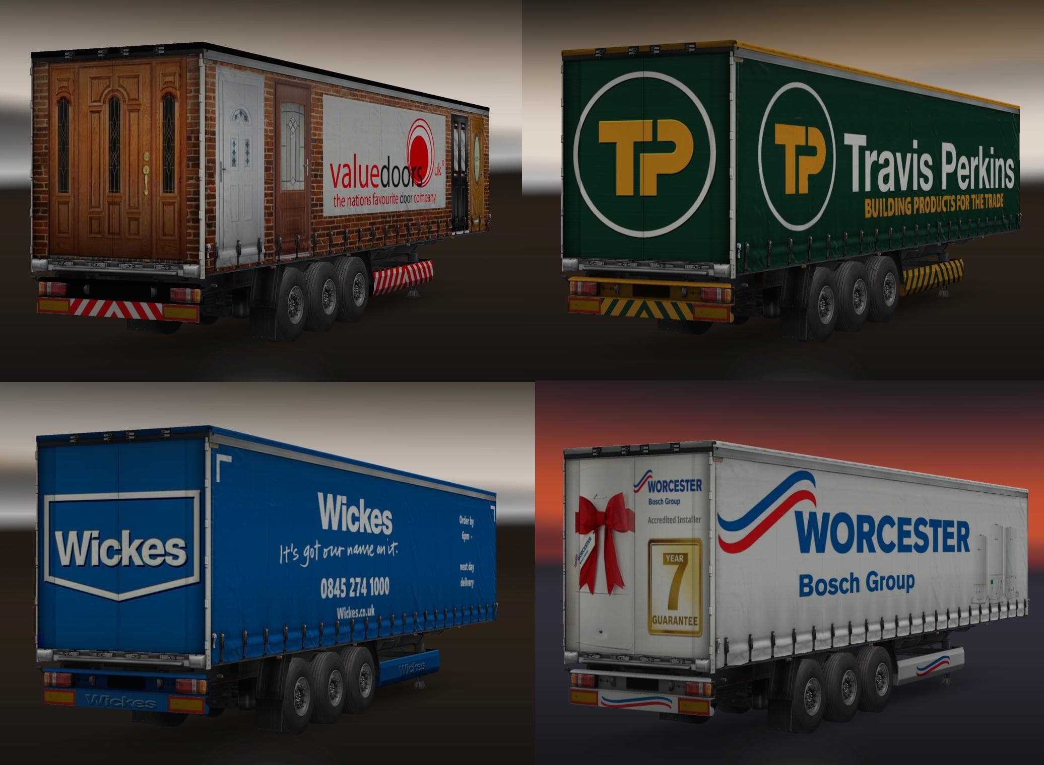 BUILDING SUPPLIES TRAILER PACK – trailers screenshot 2