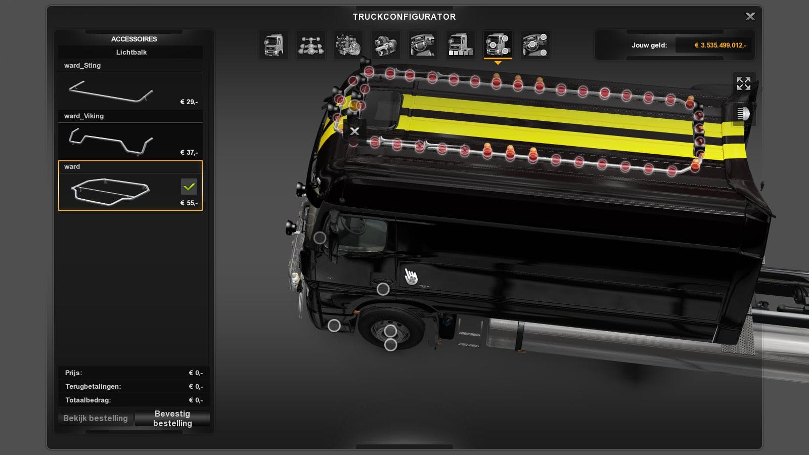 Mercedes longline stand alone – parts screenshot 2