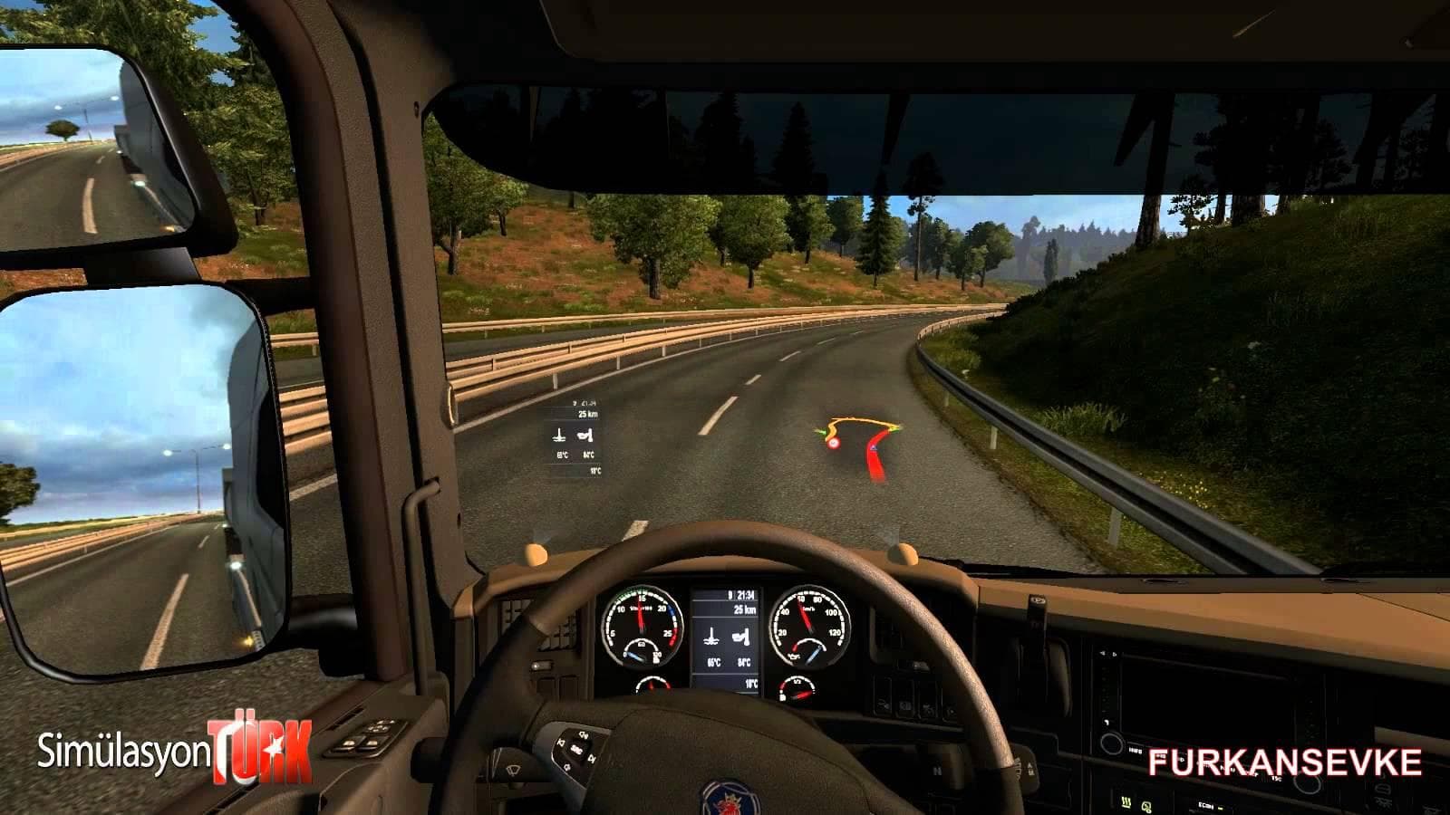 HOLOGRAMVISORMOD BY FURKANSEVKE – Parts mod for Euro Truck Simulator 2