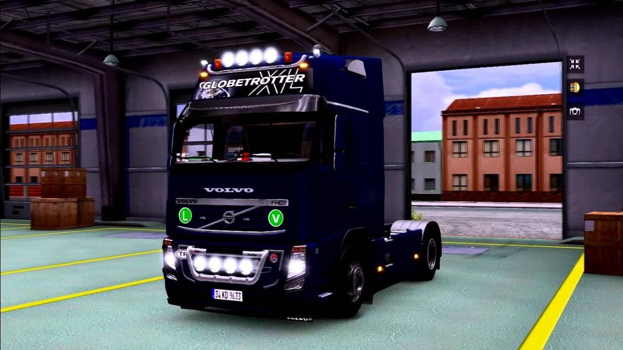 VOLVO FH16 2009 KELSA ACCESSORY + INTERIOR ANIM GPS – Parts mod for Euro Truck Simulator 2