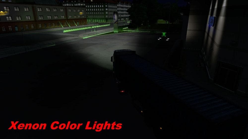 MERCEDES ACTROS 2014 XENON LIGHTS – Parts mod for Euro Truck Simulator 2