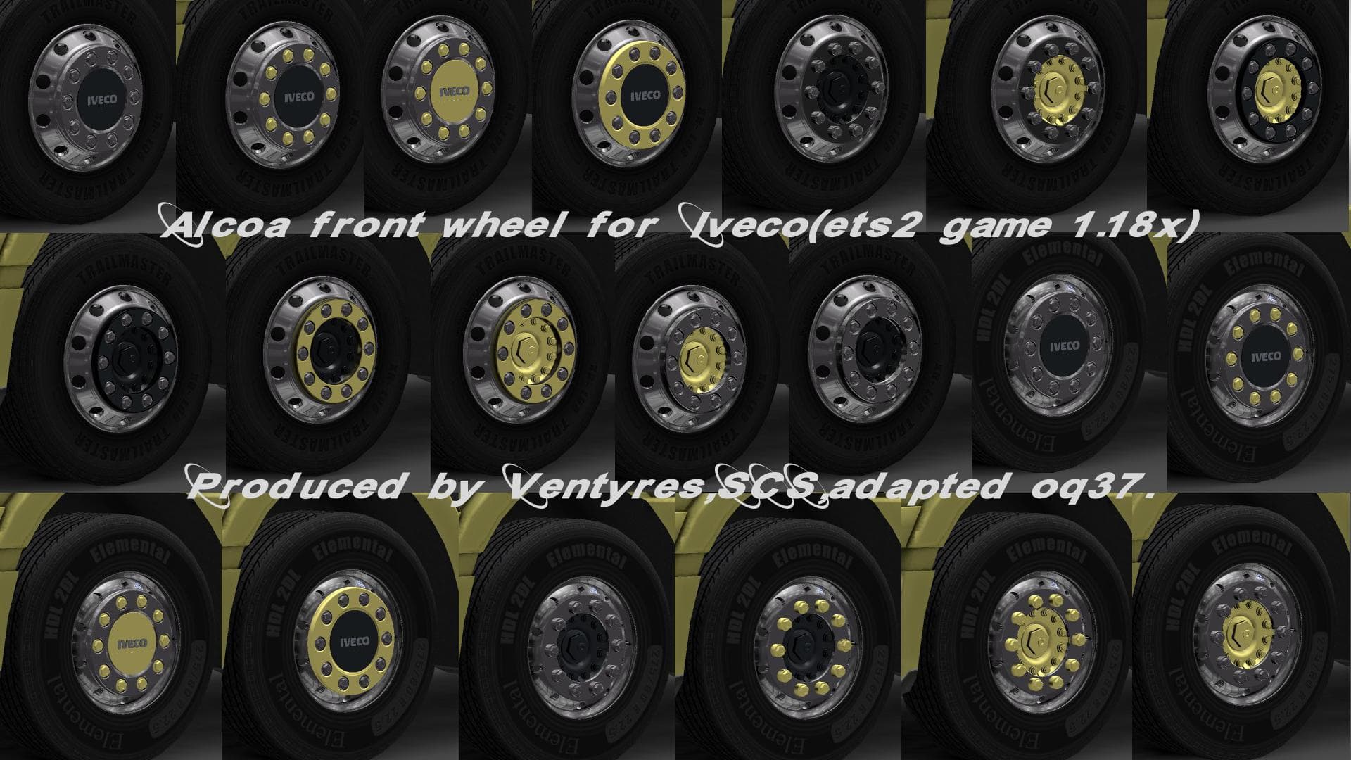 IVECO WHEELS PACK – Parts mod for Euro Truck Simulator 2
