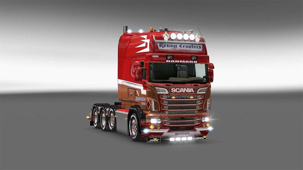 RONNY CEUSTERS SKIN FOR SCANIA RJL – Skins mod for Euro Truck Simulator 2
