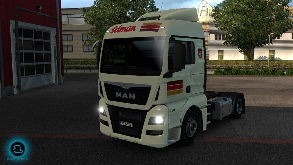 SELMAN TRANSPORTEN MAN TGX EURO 6 SKIN – Skins mod for Euro Truck Simulator 2