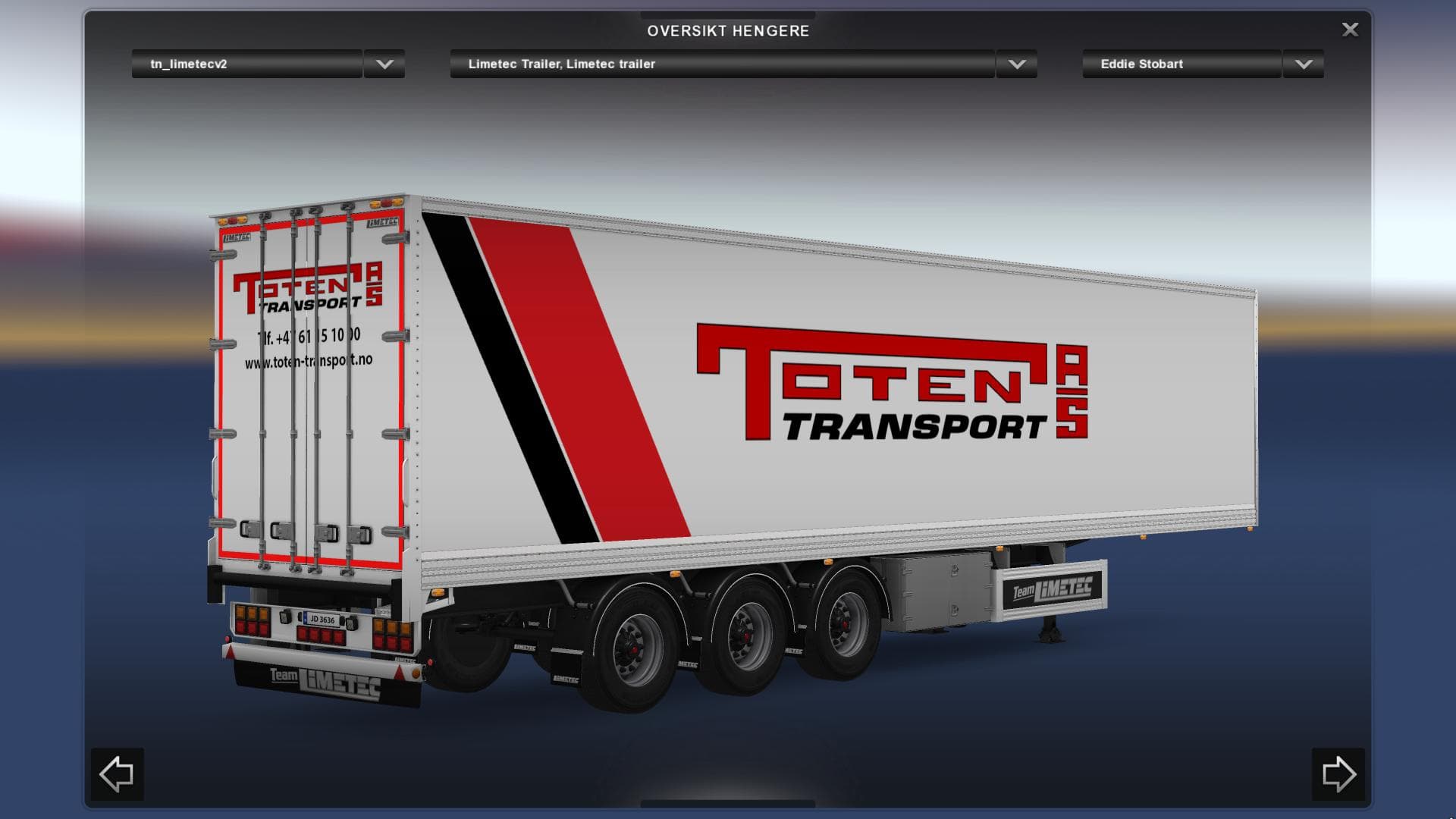 LIMETEC TOTEN TRANSPORT TRAILER – trailers screenshot 2