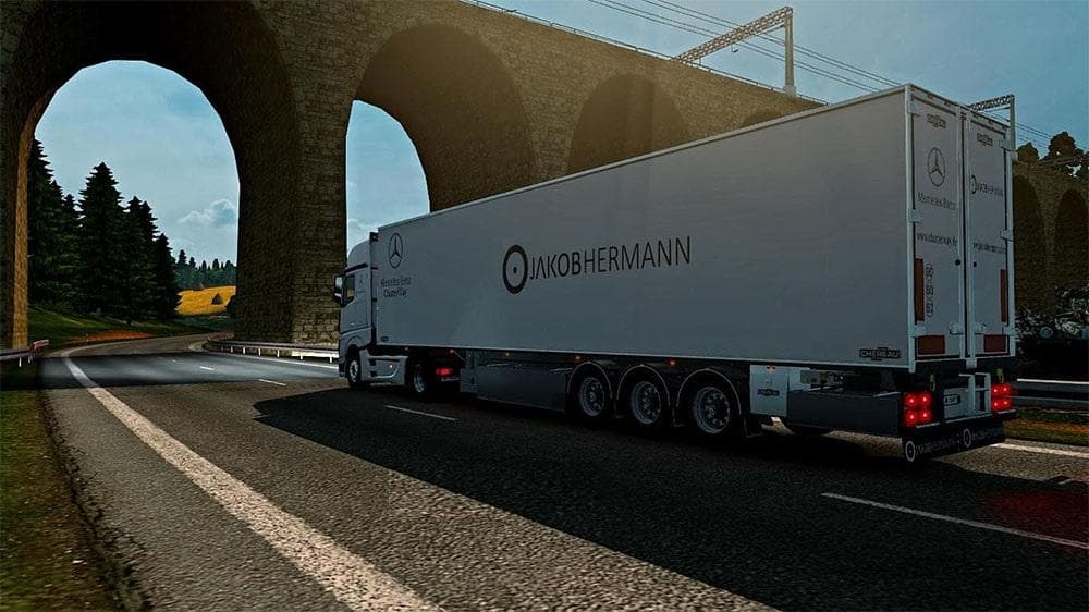 MERCEDES ACTROS MP4 & CHEREAU TRAILER – SET – Trailers mod for Euro Truck Simulator 2