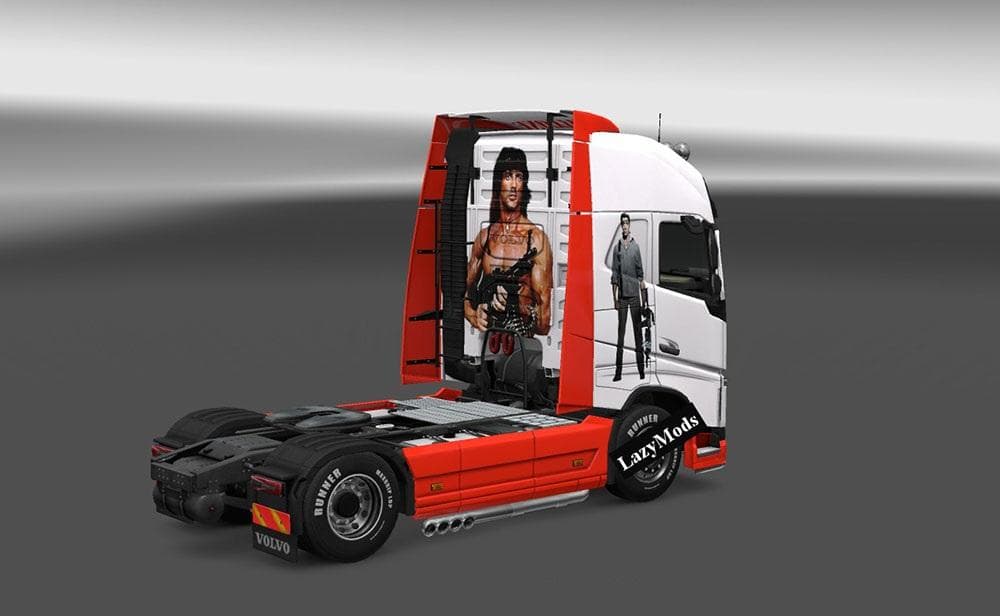VOLVO FH 2012 SYLVESTER STALLONE SKIN – skins screenshot 2