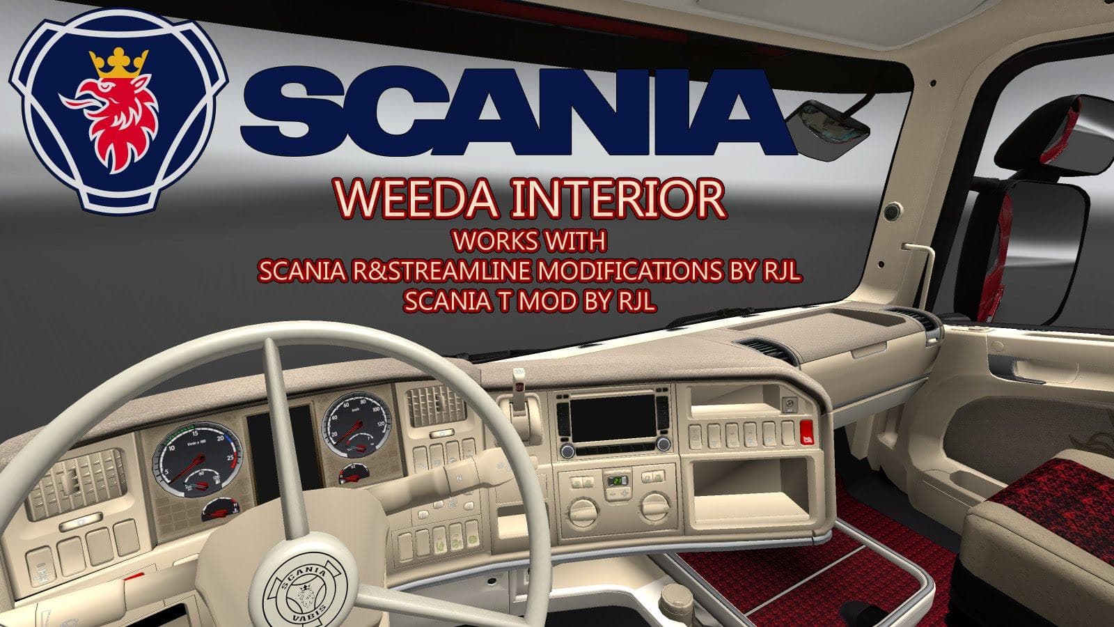 SCANIA WEEDA INTERIOR – Other mod for Euro Truck Simulator 2