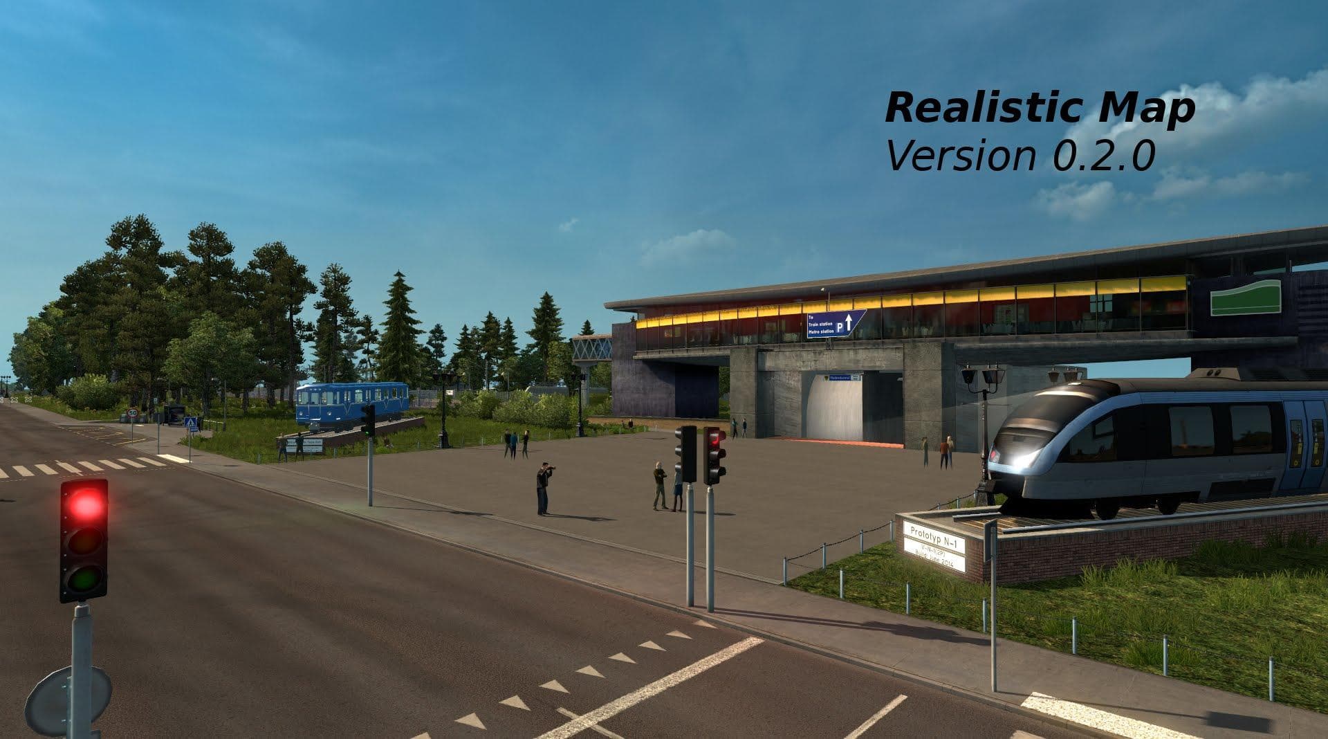 REALISTIC MAP 0.2.0 ALPHA – Maps mod for Euro Truck Simulator 2