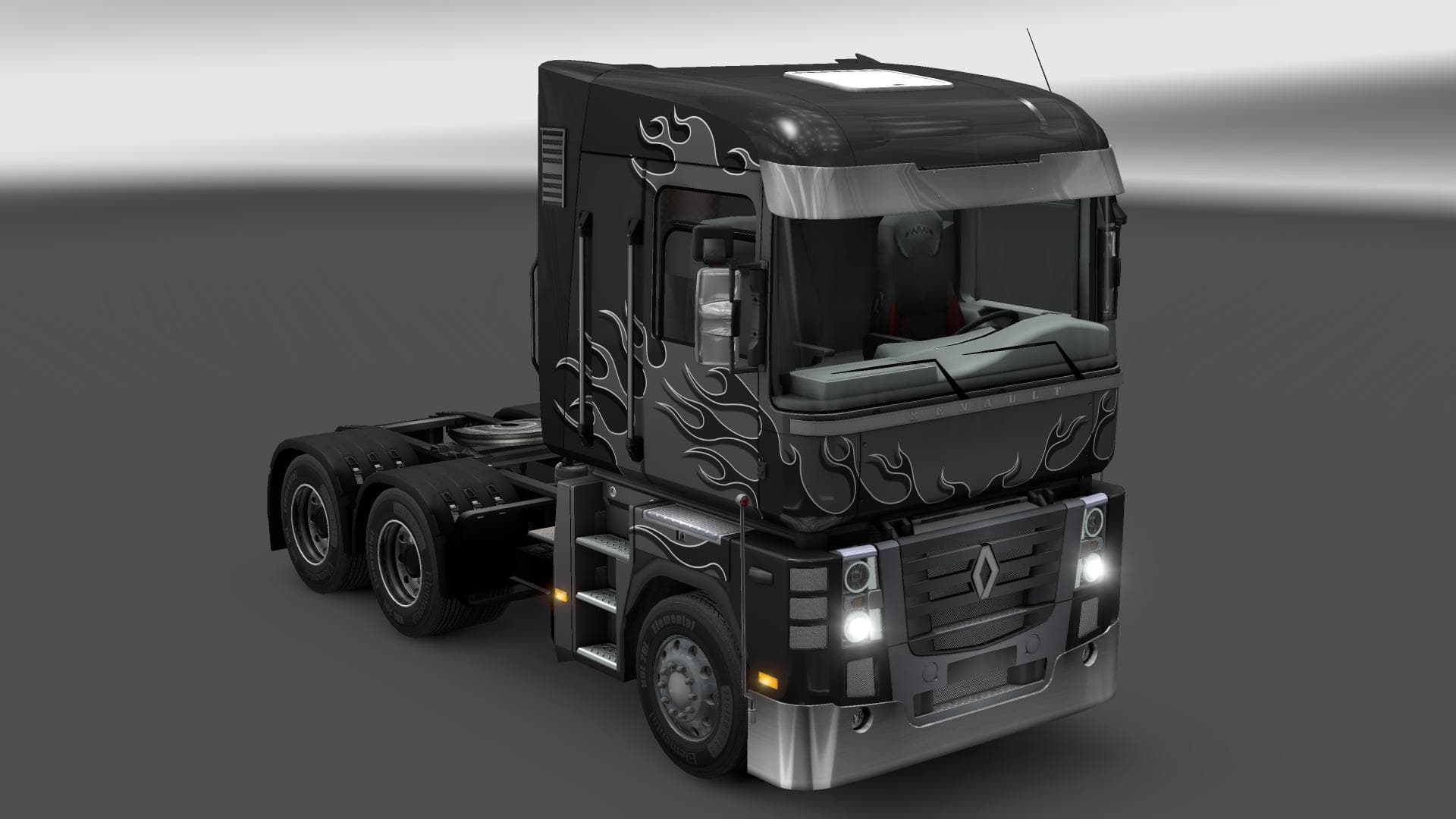 RENAULT MAGNUM FLAME PAINT JOB – skins screenshot 2