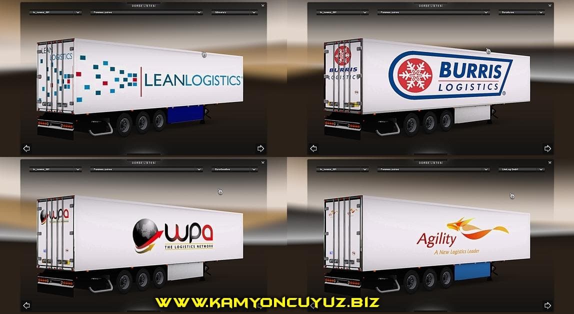 NEW COOLLINER TRAILER PACK – Trailers mod for Euro Truck Simulator 2