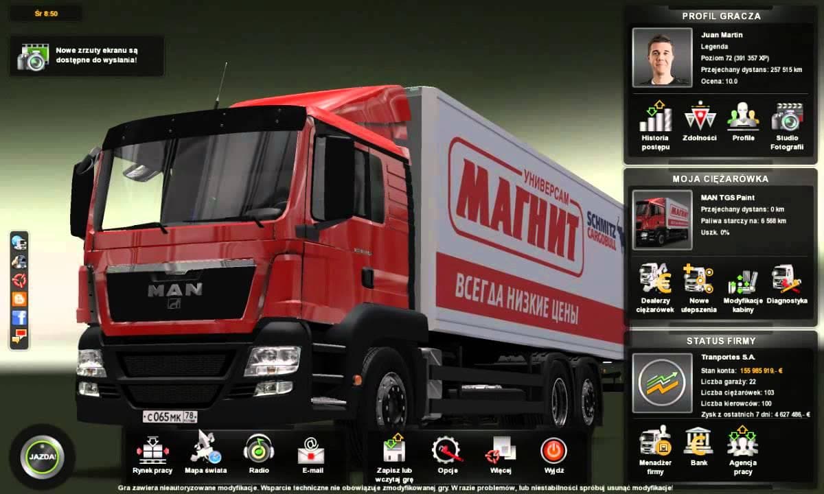 MAN TGS 18.440 TANDEM – Parts mod for Euro Truck Simulator 2
