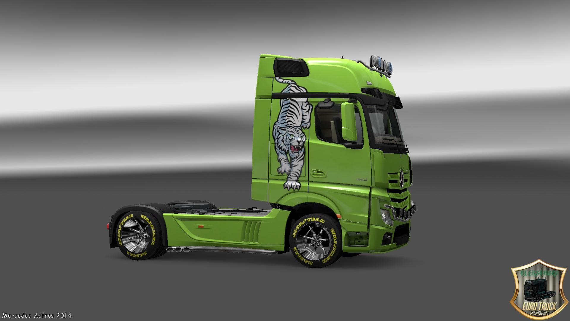 MERCEDES ACTROS MP4 2014 BARS SKIN – Skins mod for Euro Truck Simulator 2