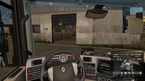 ETS2 Renault Magnum Gps interior – Other mod for Euro Truck Simulator 2