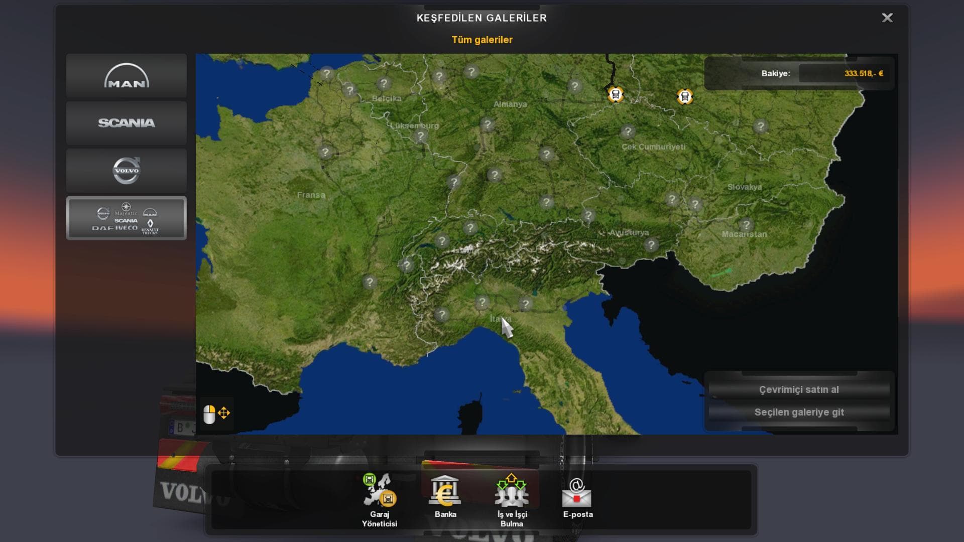 HD EUROPA MOD – Maps mod for Euro Truck Simulator 2