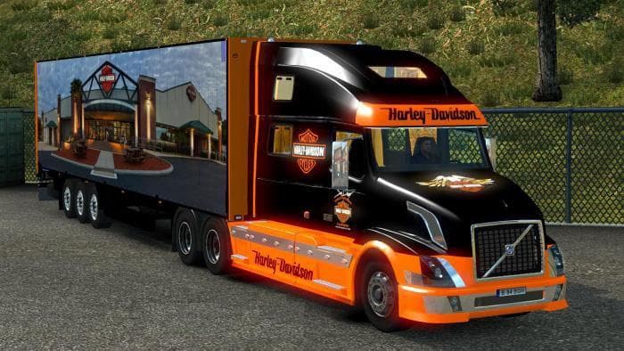 VOLVO VNL 780 HARLEY DAVIDSON – Trucks mod for Euro Truck Simulator 2