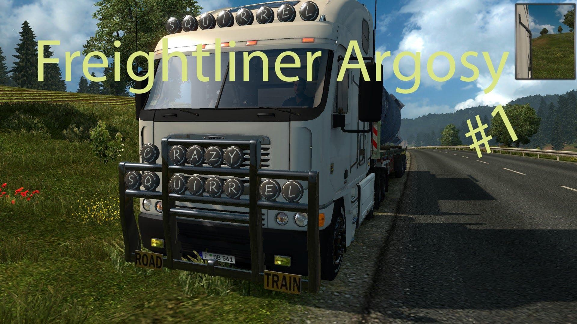 FREIGHTLINER ARGOSY 1000HP – Parts mod for Euro Truck Simulator 2
