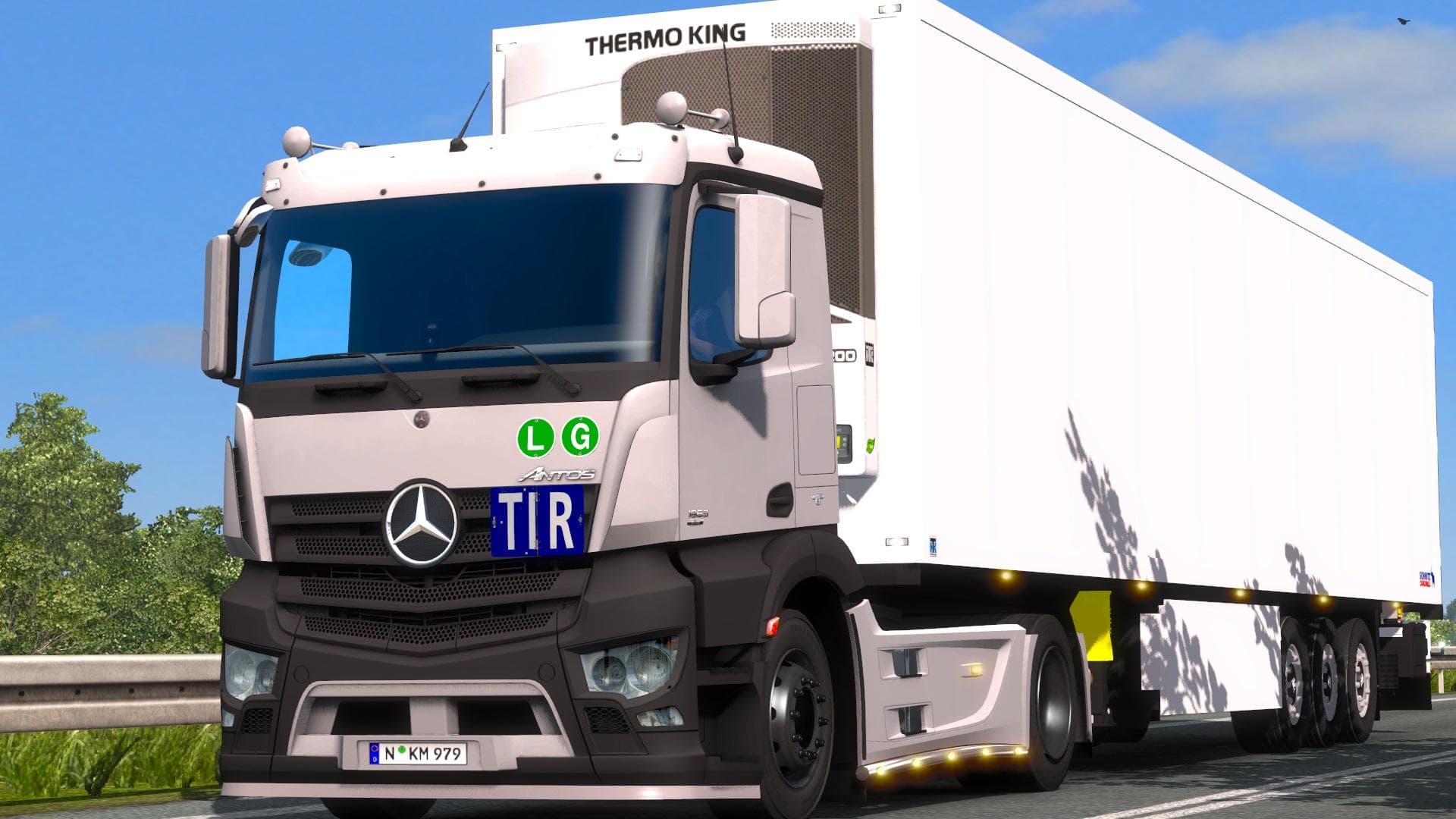Mercedes-Benz Antos 12 0.9.0.119 – Parts mod for Euro Truck Simulator 2