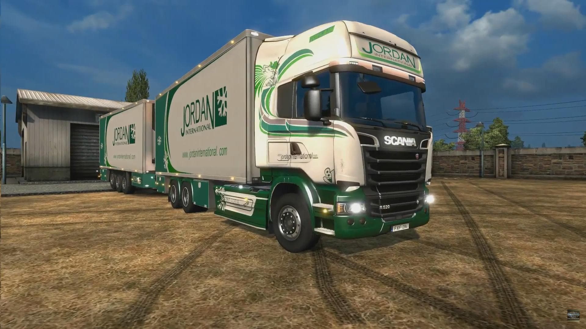 BDF TANDEM TRUCK JORDAN INTERNATIONAL PACK – Trucks mod for Euro Truck Simulator 2