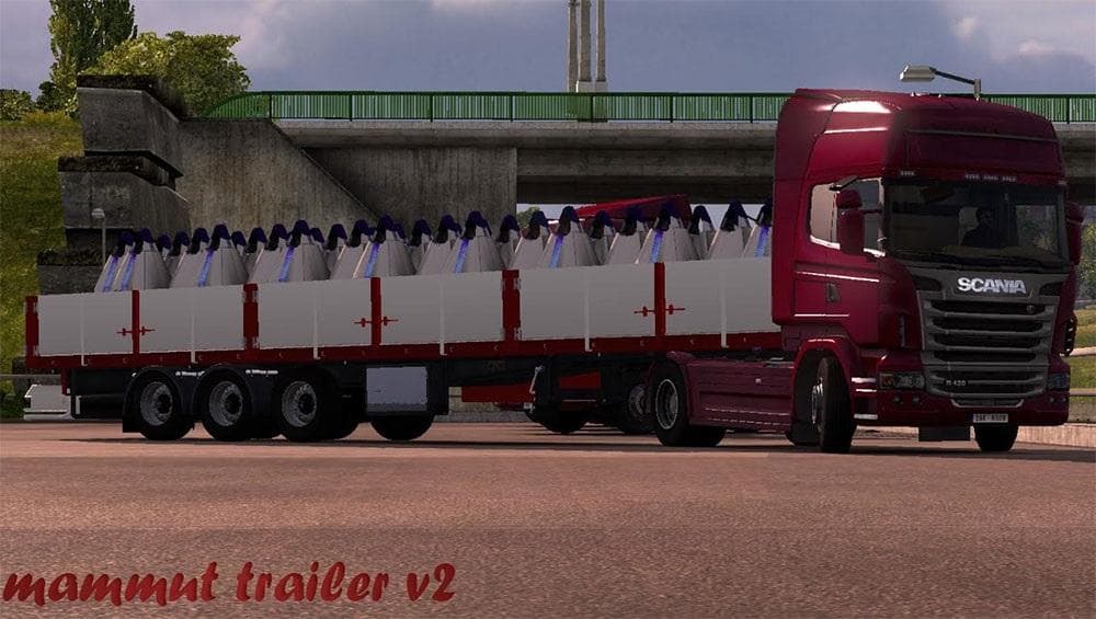 MAMMUT 3 AXEL – Trailers mod for Euro Truck Simulator 2