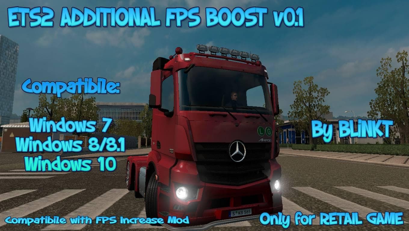 ETS2 ADDITIONAL PERFORMANCE BOOST – Parts mod for Euro Truck Simulator 2
