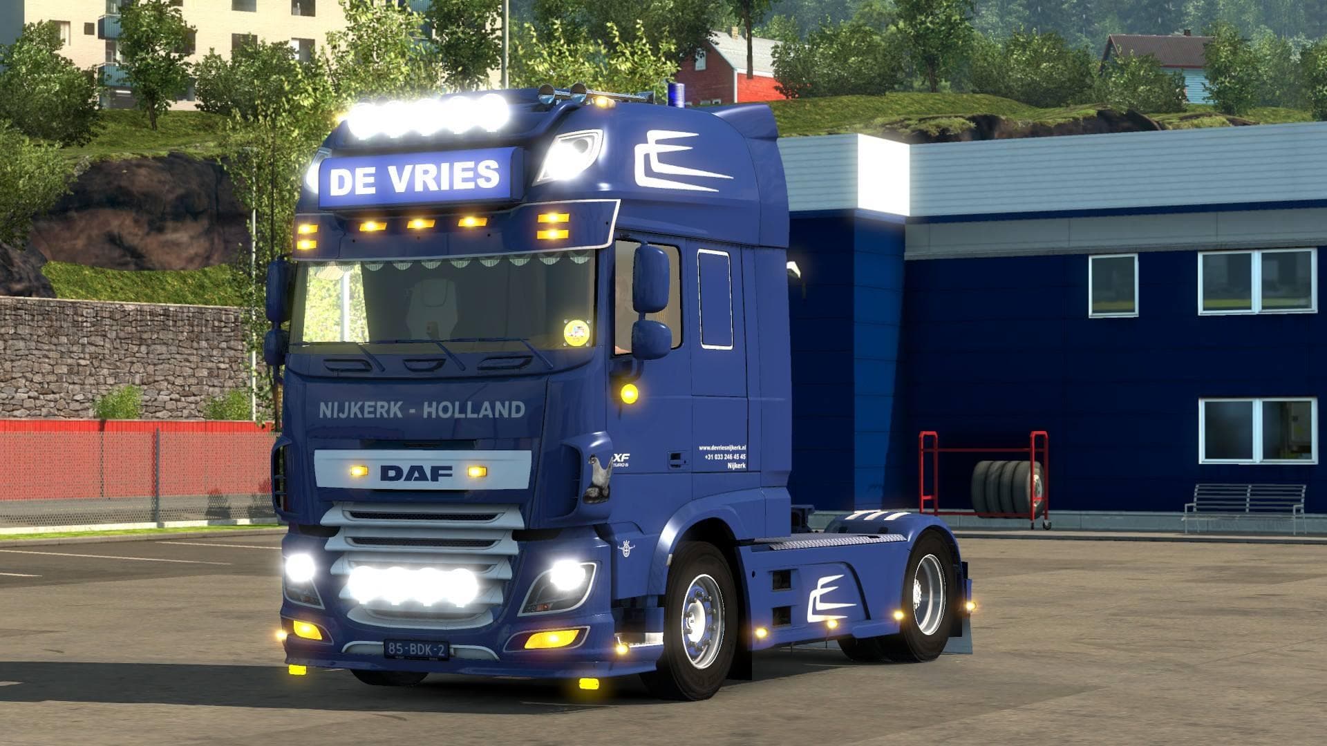 DAF EURO6 DE VRIES – Trucks mod for Euro Truck Simulator 2