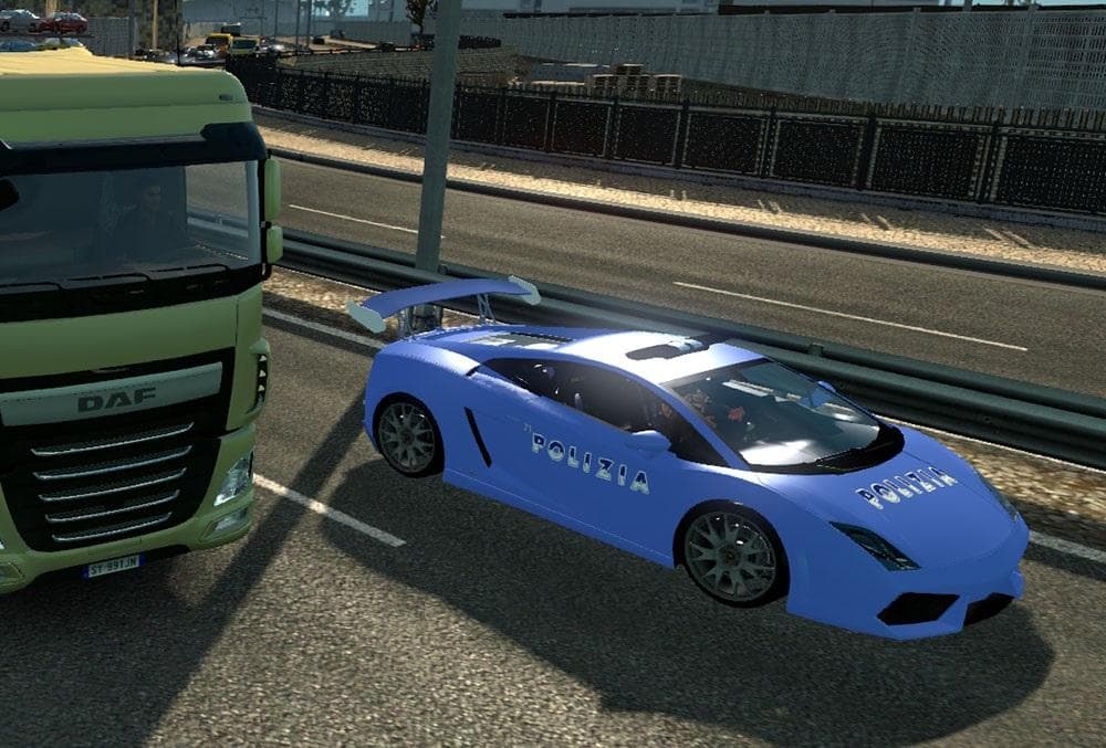 ITALIAN POLICE CAR SKIN LAMBORGHINI GALLARDO LP560 – Skins mod for Euro Truck Simulator 2