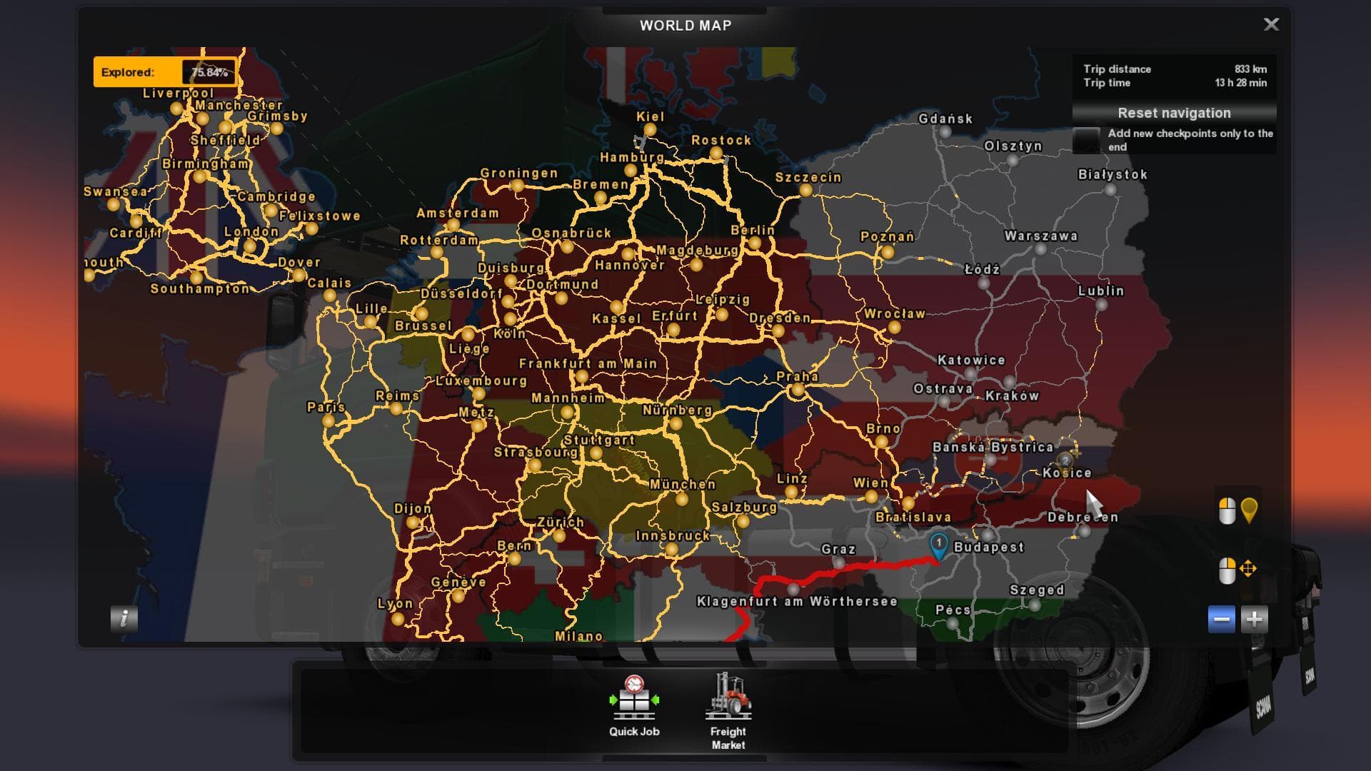 NEW DESIGN FOR MAP – Maps mod for Euro Truck Simulator 2