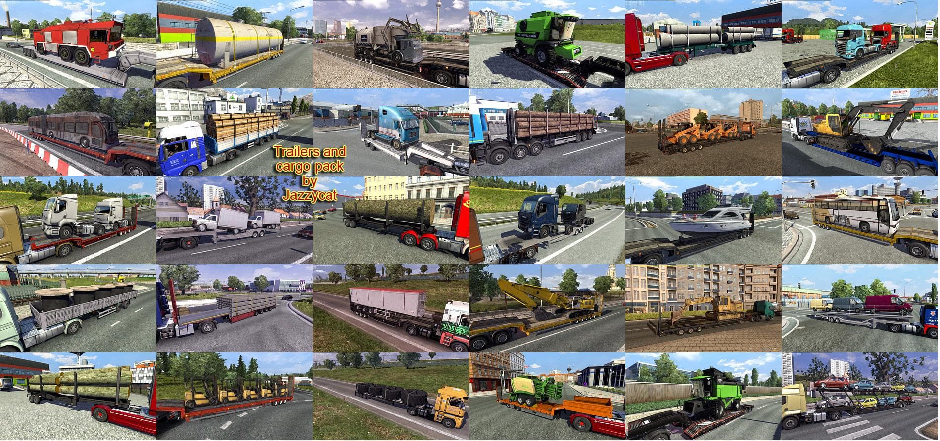 TRAILERS AND CARGO PACK BY JAZZYCAT – trailers screenshot 2