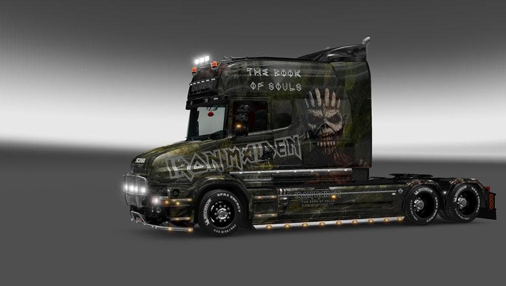 SCANIA T IRON MAIDEN BOOK OF SOULS SKIN – Skins mod for Euro Truck Simulator 2