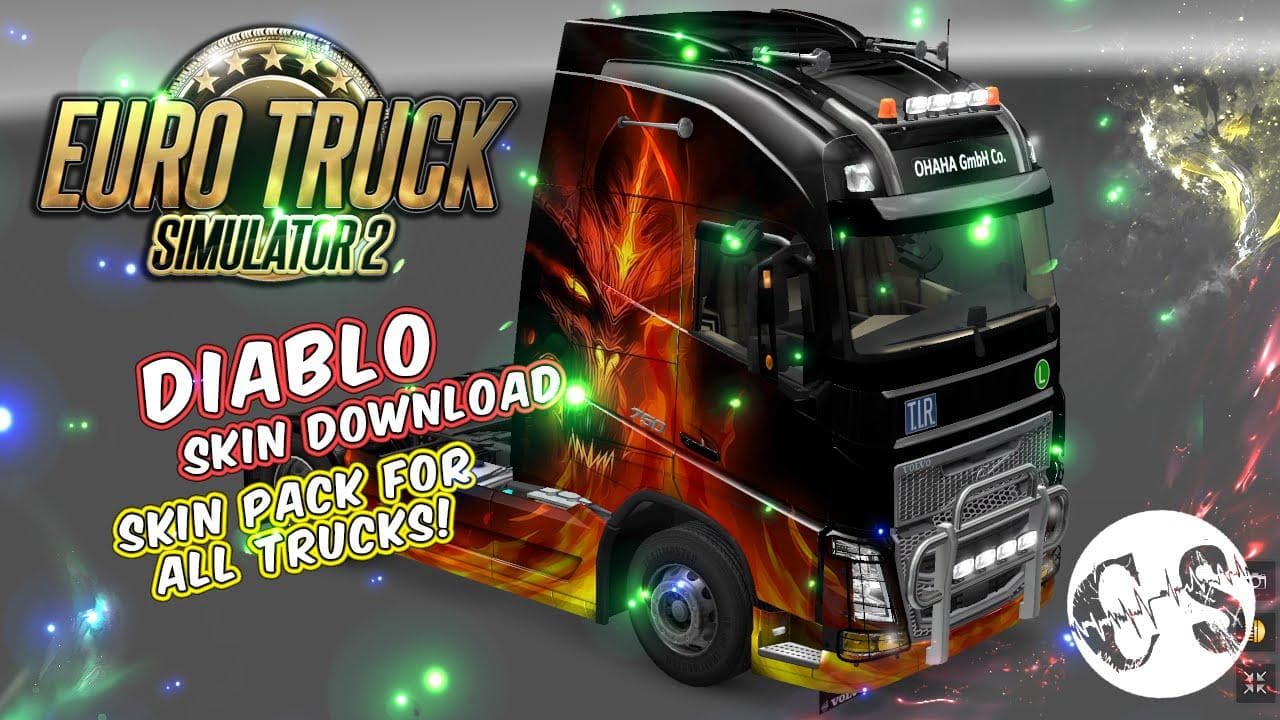 DIABLO SKIN PACK FOR ALL TRUCKS – Skins mod for Euro Truck Simulator 2