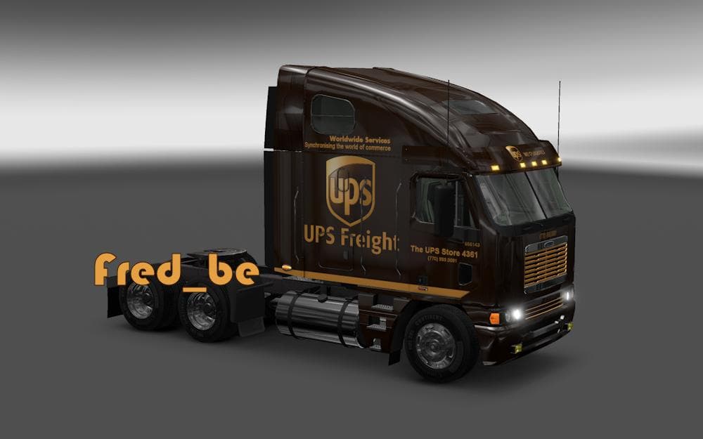 FREIGHTLINER ARGOSY UPS 1.20.X - ETS2 mods download – trucks screenshot 2