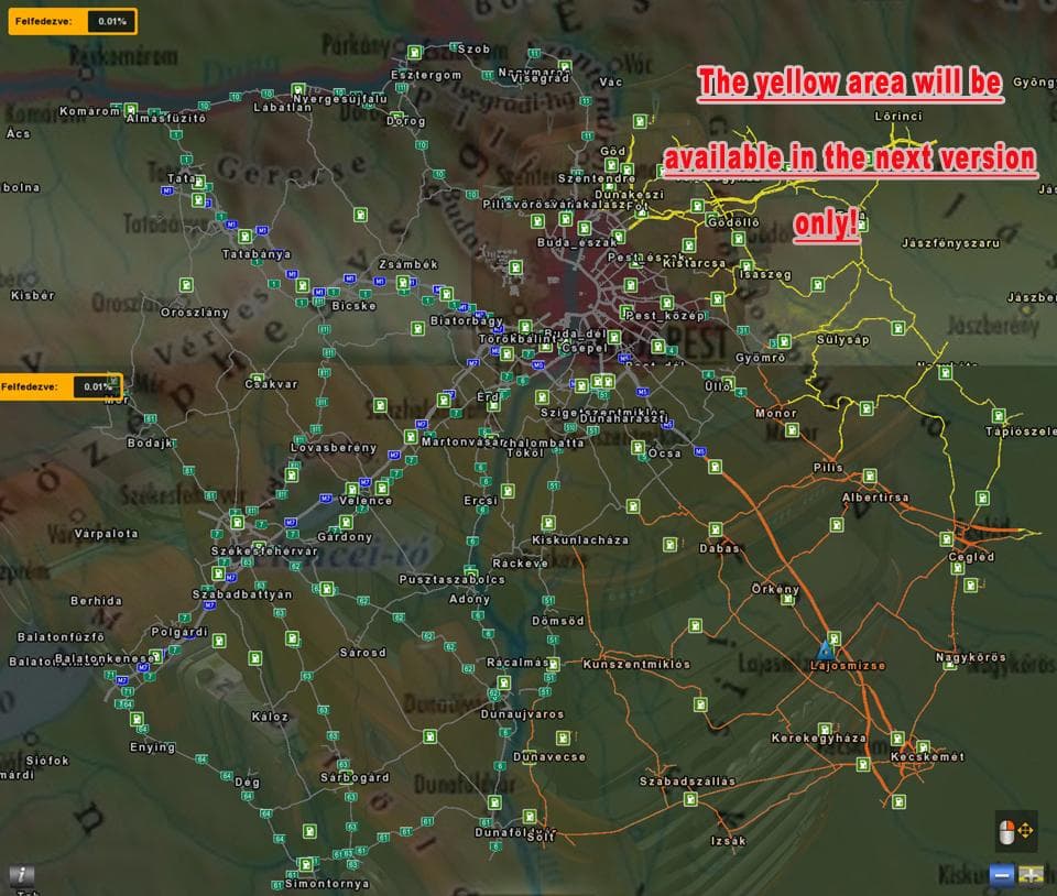 HUNGARY MAP 0.9.26+ – Maps mod for Euro Truck Simulator 2
