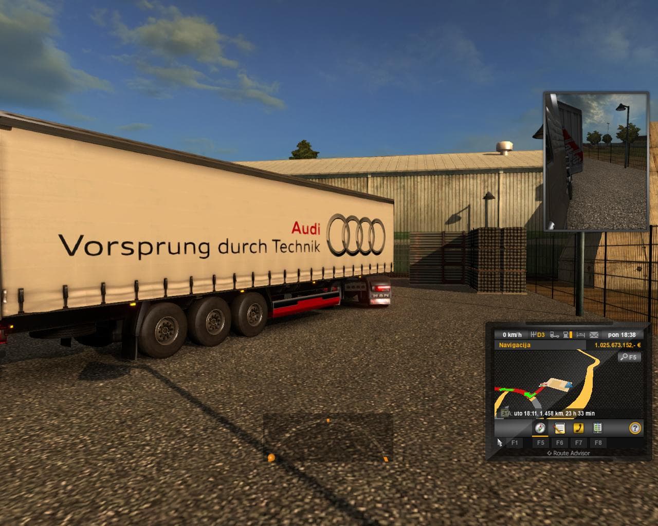 AUDI TRAILER WORKS ON ALL VERSION – Trailers mod for Euro Truck Simulator 2