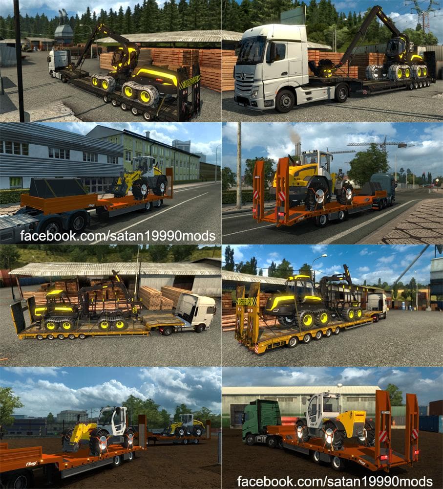TRAILER MOD PACK – Trailers mod for Euro Truck Simulator 2