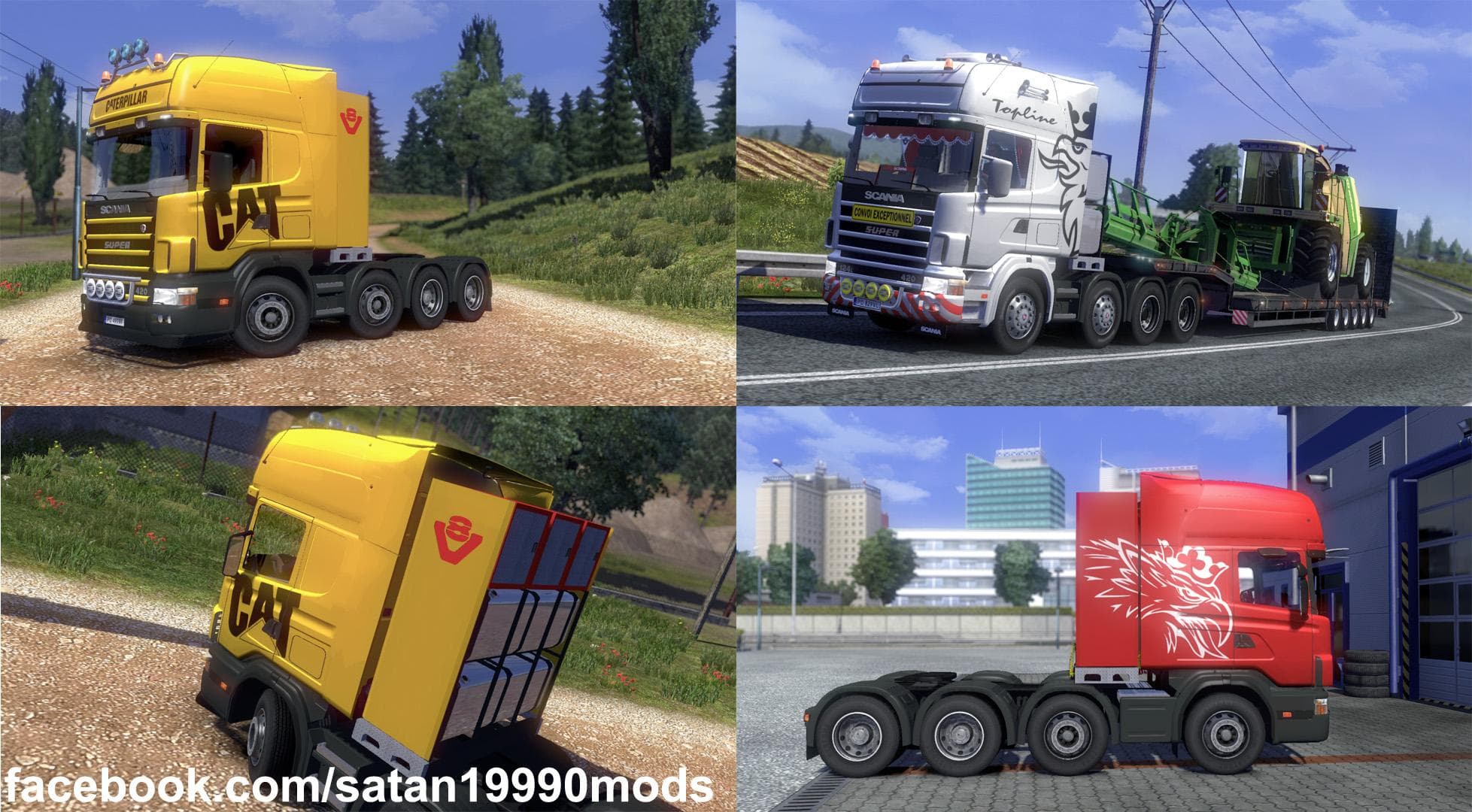 SCANIA 4 – Parts mod for Euro Truck Simulator 2