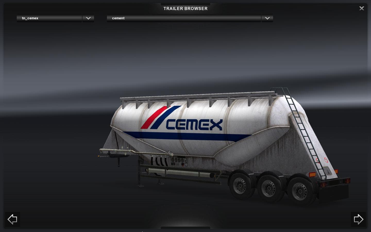 CEMEX TRAILER – Trailers mod for Euro Truck Simulator 2