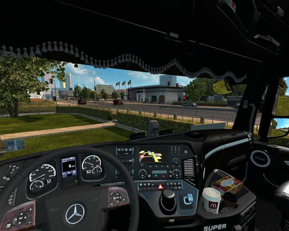 MERCEDES ACTROS MP4 INTERIOR – Other mod for Euro Truck Simulator 2