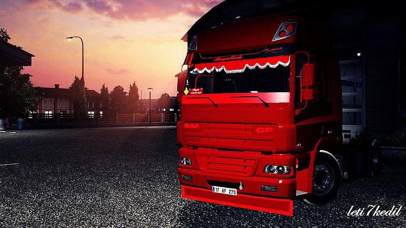 Red Devil Daf CF 1.18 - 1.21 – Skins mod for Euro Truck Simulator 2
