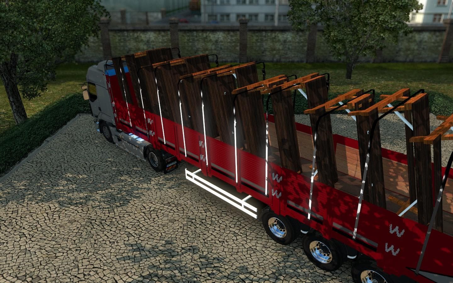 Picnic Table Trailer 1.20.x - ETS2 mods download – trailers screenshot 2
